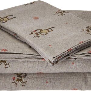 NEW in package La Rochelle Collection Twin Heather flannel sheet set